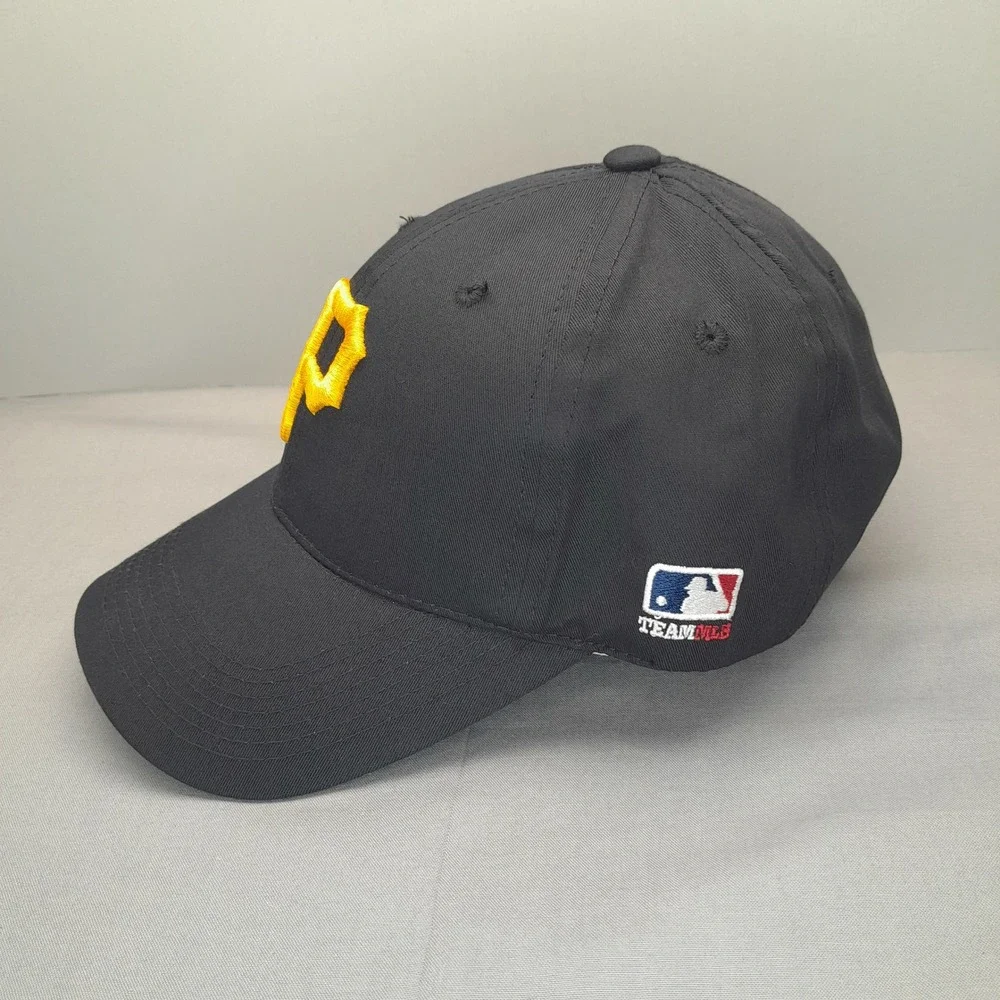 OC Sports Pittsburgh Pirates Youth Baseball Hat Black Yellow MLB Adjustable Cap